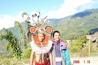 Nagaland in Layshi, Myanmar